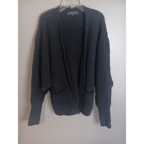 MEROKEETY Women's Long Sleeve Soft Chunky Knit Sweater Open Front Cardigan Small - Picture 1 of 6